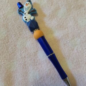 Beaded Pen - Olaf from Frozen *!